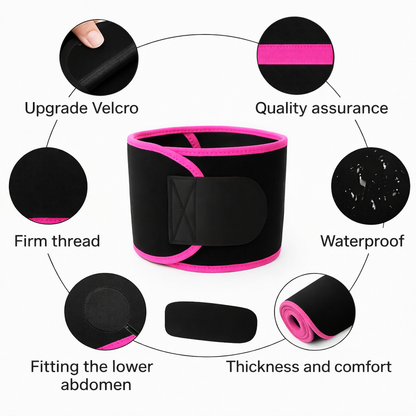 Adjustable Waist Trimmer Sweat Belt