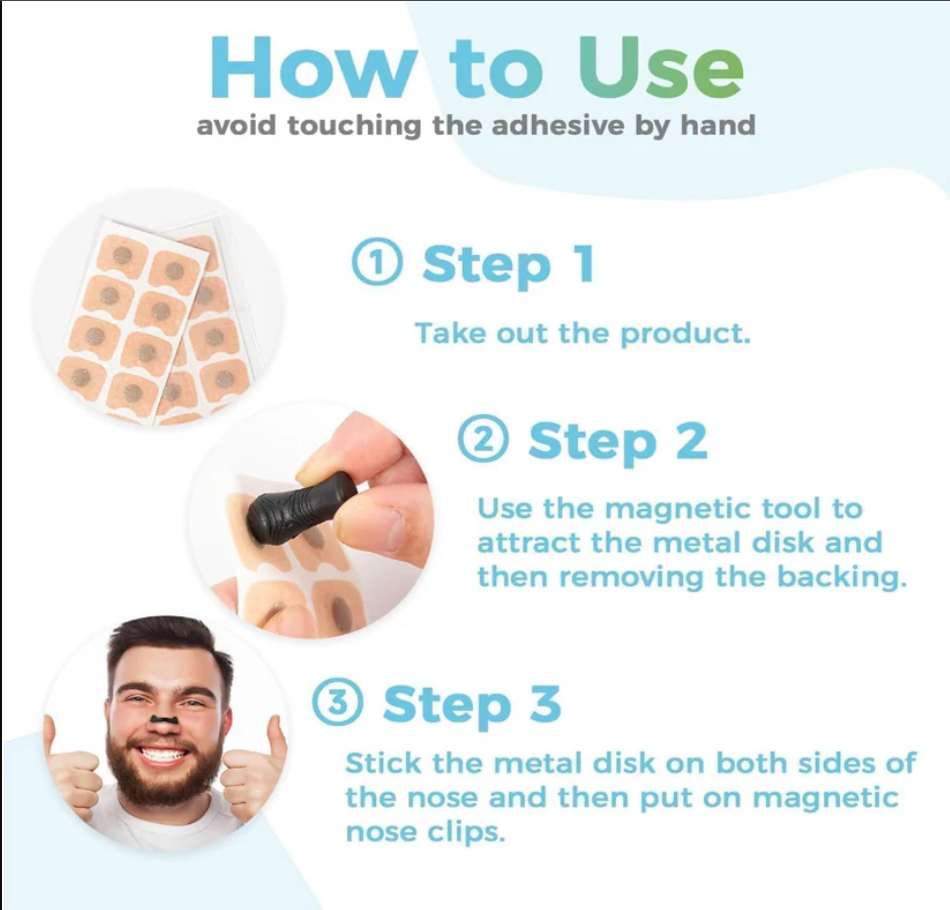 Magnetic Nasal Strip Kit